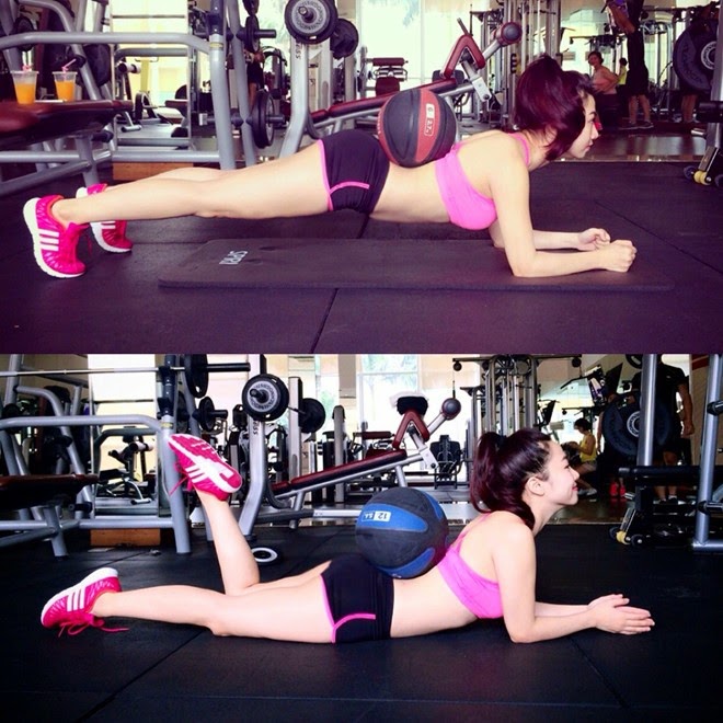 Nữ huấn luyện viên thể hình dáng chuẩn hết chê