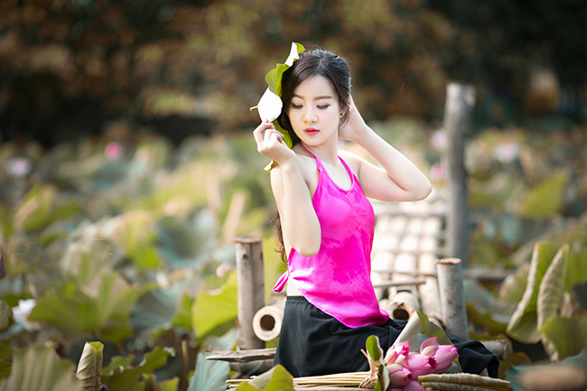 Sen nào đẹp được bằng em