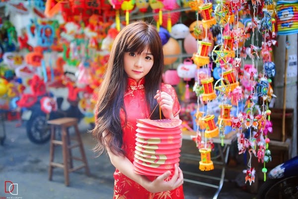 Hôm qua vừa mới đi chơi trung thu với em gái xinh xắn này