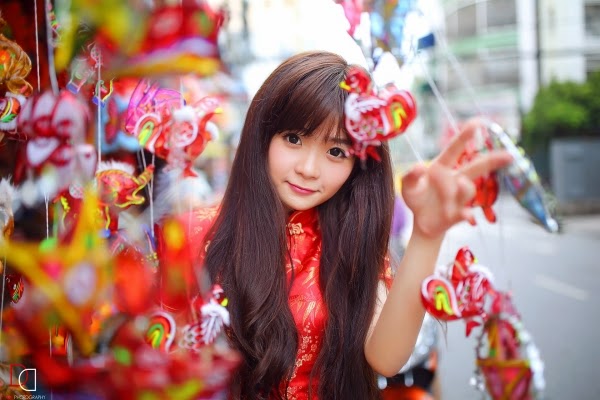 Hôm qua vừa mới đi chơi trung thu với em gái xinh xắn này